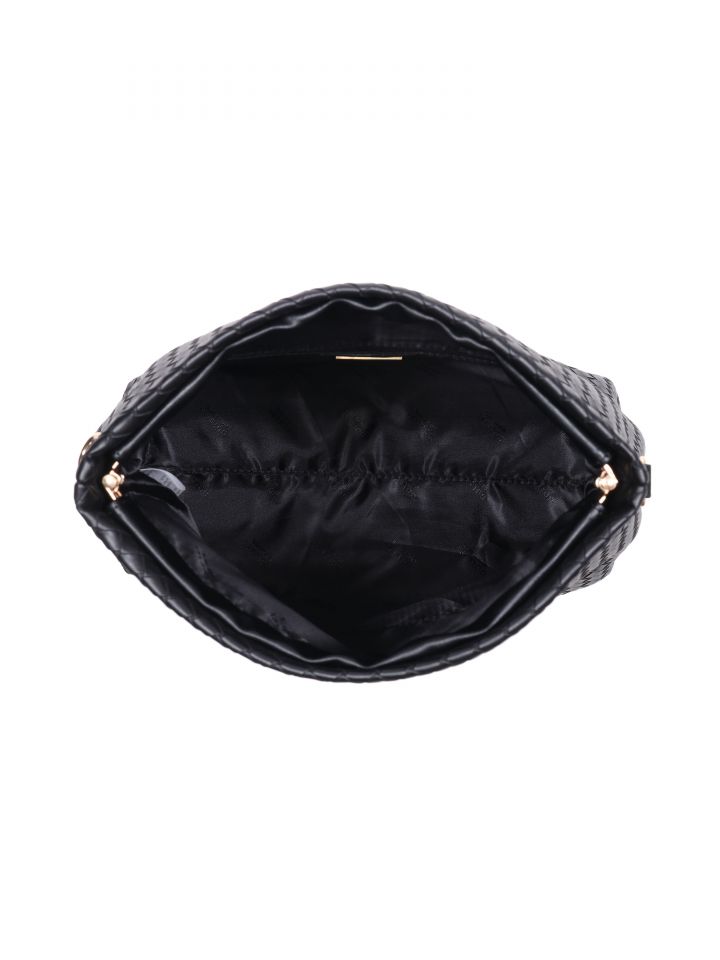 תיק שתי וערב מתקפל בצבע שחור